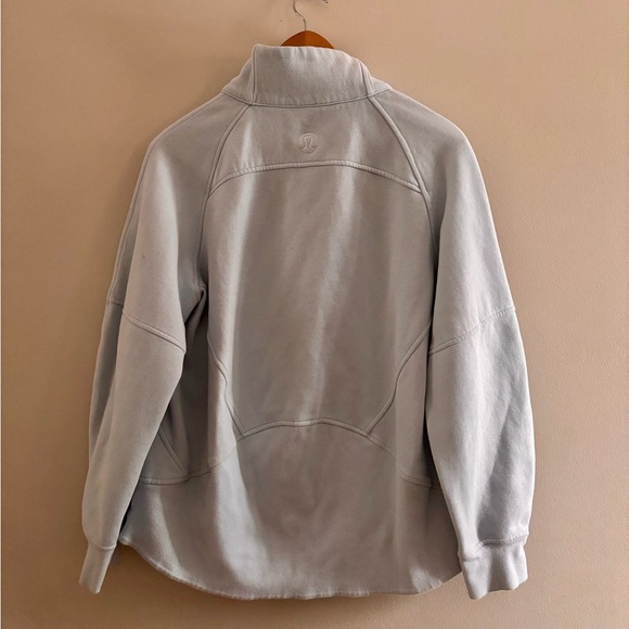 Lululemon | Funnel Neck Half Zip Starch Blue - Picture 7 of 7